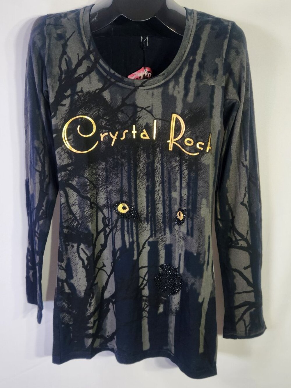 Crystal Rock by Christian Audigier Ltd. Edition #617/1000 Red Riding Hood Tee- M
